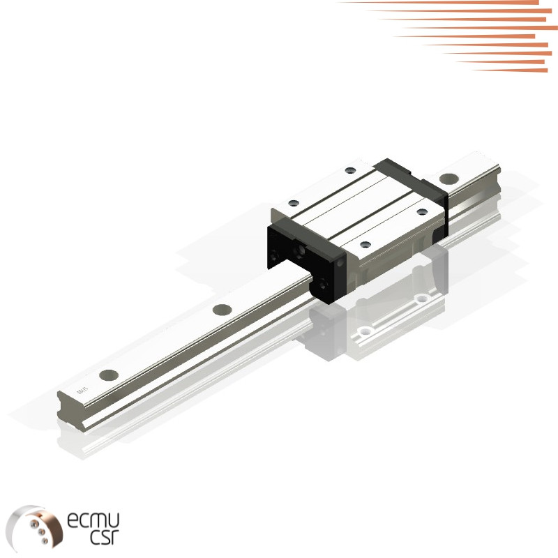 rail + 1 patins à billes - SBI 35 FLL